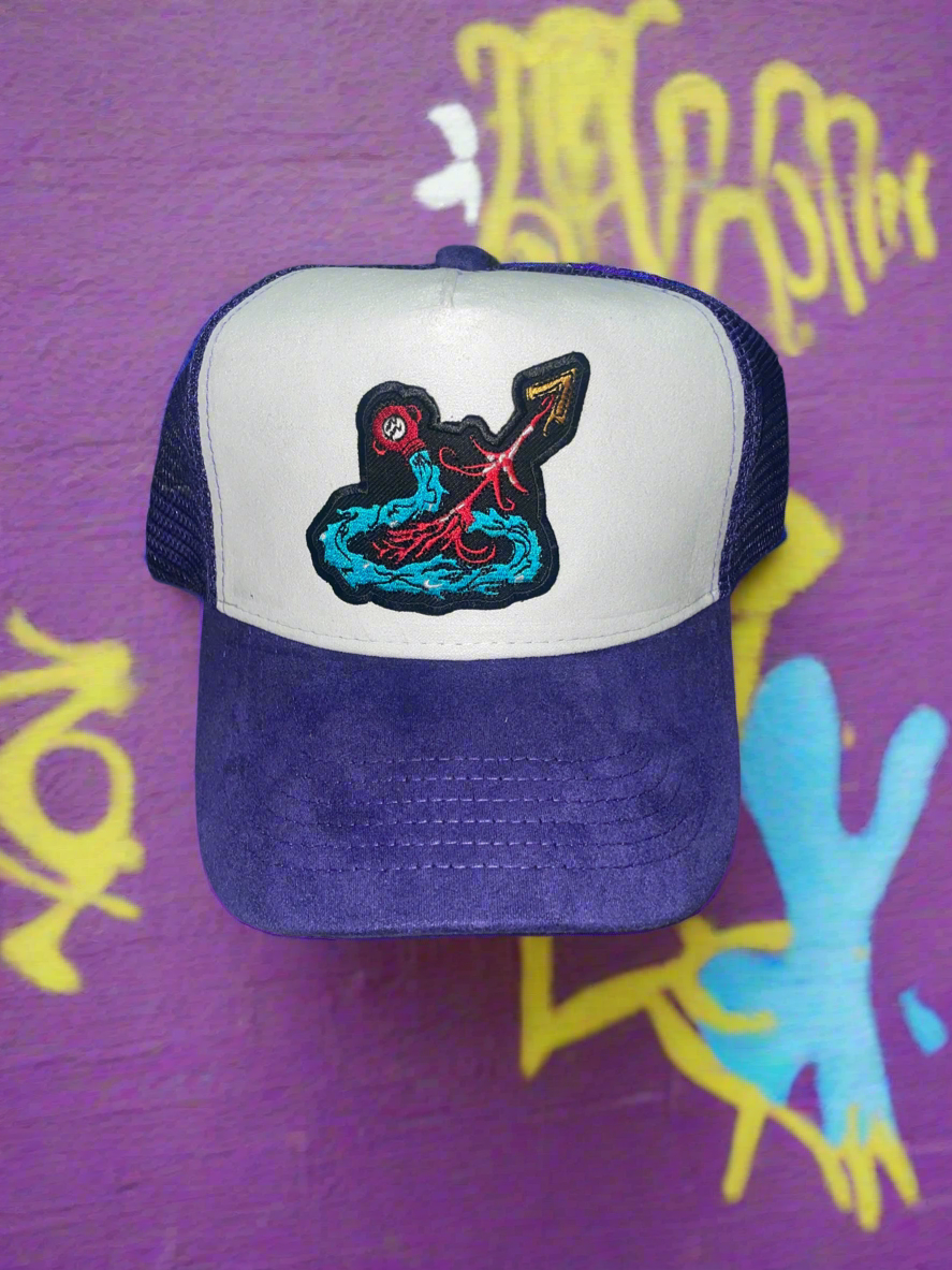Suede Trucker Patches