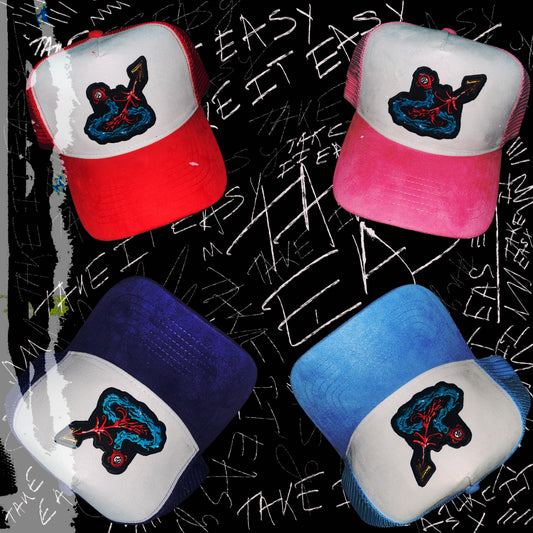 Suede Trucker Patches