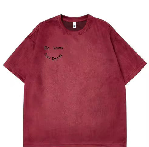Ladiez Love Douee Sueded Tee