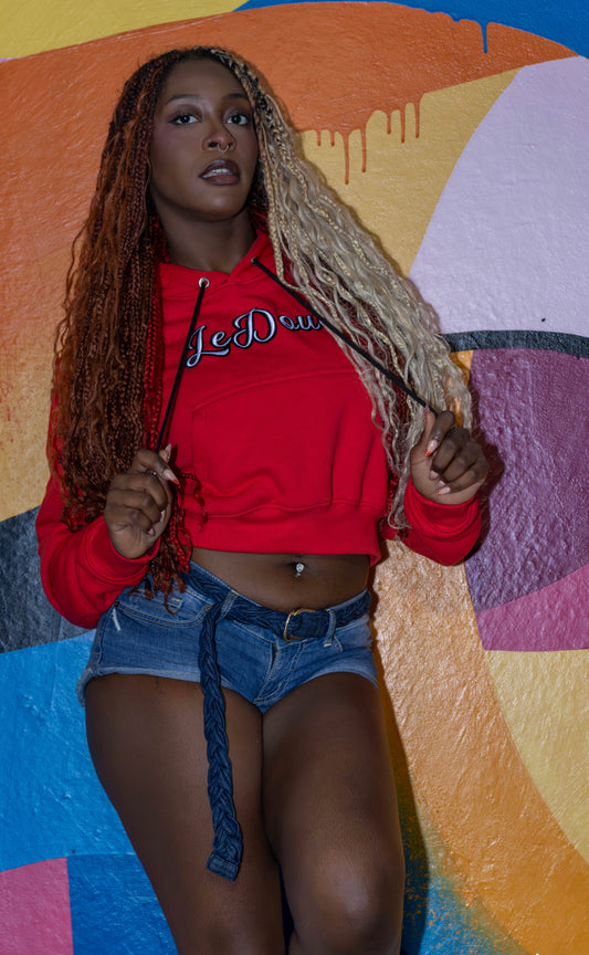 L.E.D.O.U.E.E Crop Hoodie