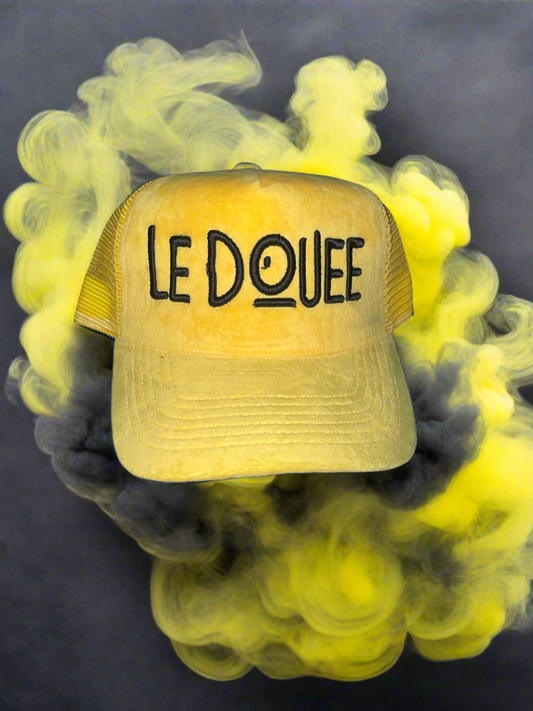Yellow Velvet Trucker