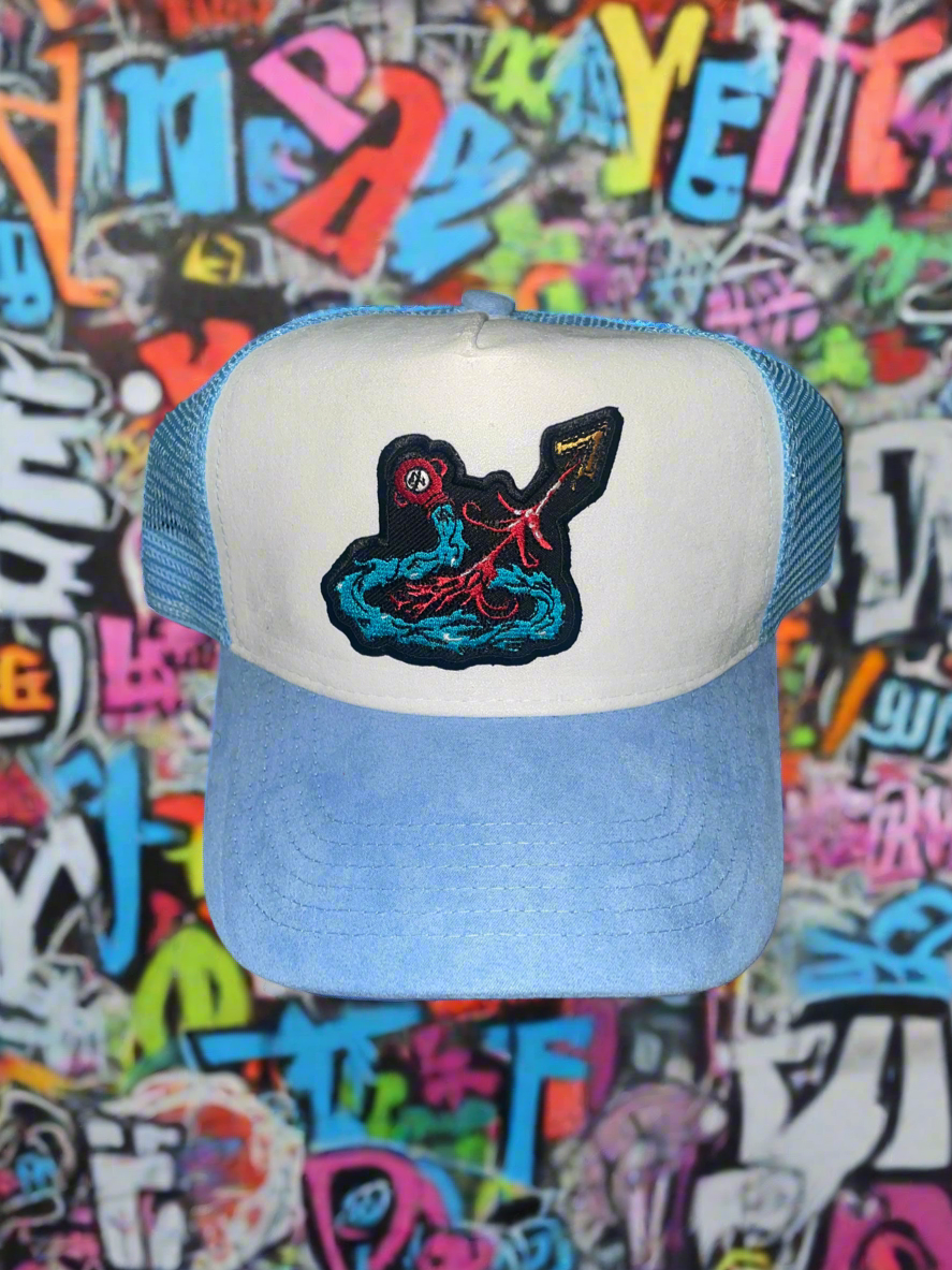 Suede Trucker Patches
