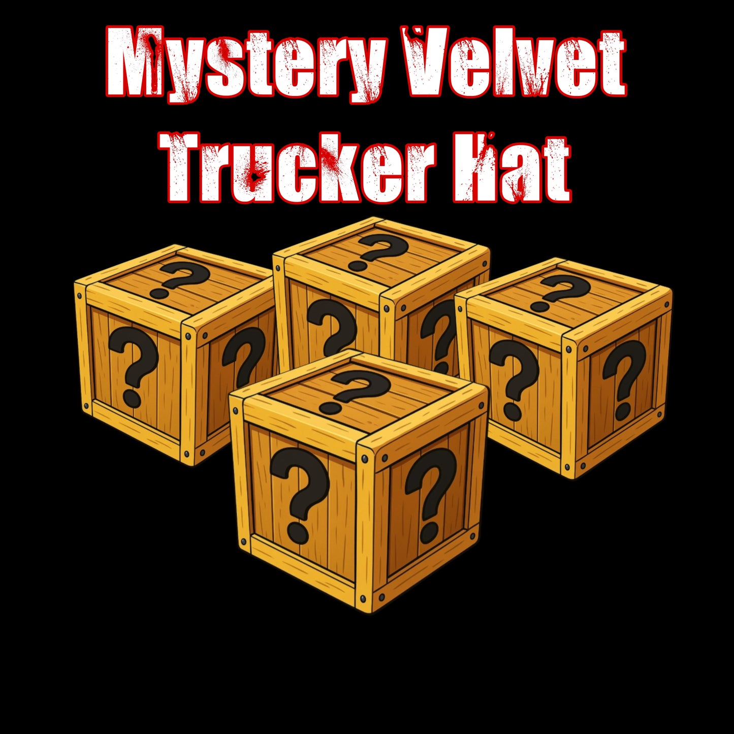 Mystery Velvet Trucker Hat