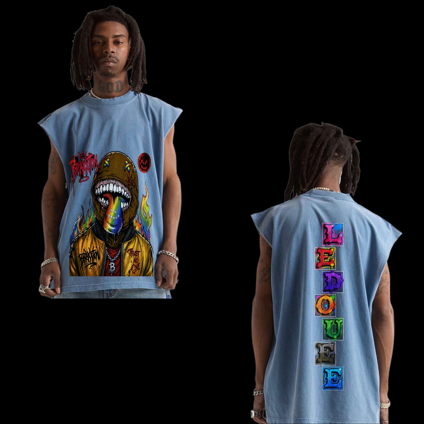Braxxton Cut-Off Tee’s